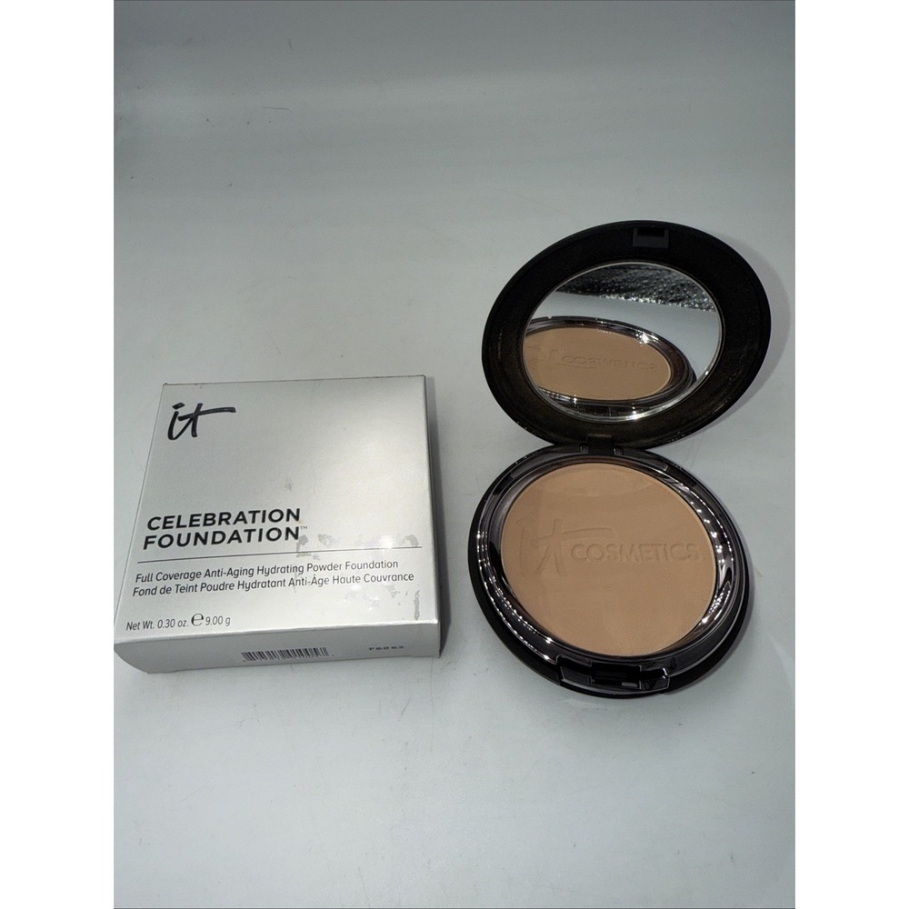 IT COSMETICS CELEBRATION FOUNDATION ILLUMINATION POWDER FOUNDATION RICH 0.30 OZ